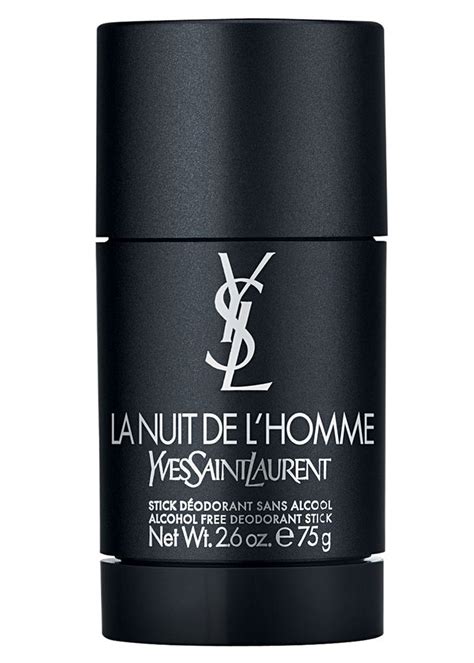 yves saint laurent la nuit de l homme deodorant|yves st laurent deodorant.